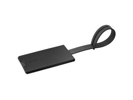Bagagelabel COMPANION 18 cm, zwart, aluminium, Stelton