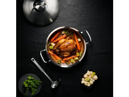Sauslepel ORIGINAL PROFI 29 cm, zilver, roestvrij staal, Fissler
