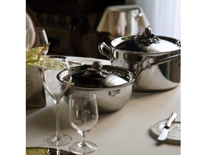 Sauteerpan OPUS PRIMA 24 cm, zilver, roestvrij staal, Ruffoni