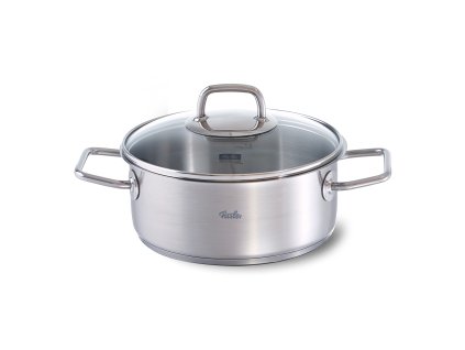Pan VISEO 20 cm, zilver, roestvrij staal, Fissler