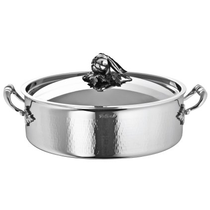 Lage braadpan OPUS PRIMA 30 cm, zilver, roestvrij staal, Ruffoni