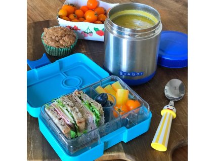 Lunchtrommel ZUPPA 415 ml, paars, roestvrij staal, Yumbox