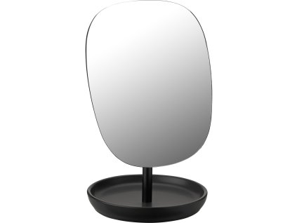 Make-up spiegel FJORD 25 cm, zwart, ijzer / keramiek, Stelton