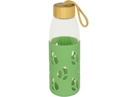 Waterbidon PKV-023 550 ml, groen, glas, Pebbly