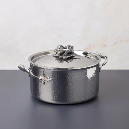Pan OPUS PRIMA 24 cm, zilver, roestvrij staal, Ruffoni