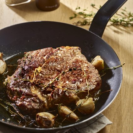 Universele koekenpan BLUE CARBON 20 cm, staal, de Buyer