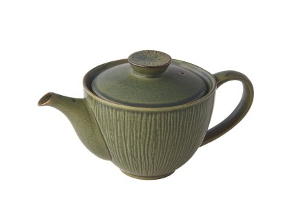 Theepot met infuser SENCHA 400 ml, groen, keramiek, MIJ