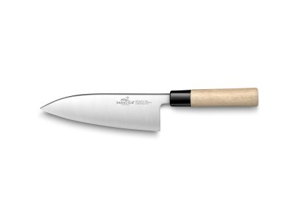 Japans mes DEBA 18,5 cm, bruin, Lion Sabatier