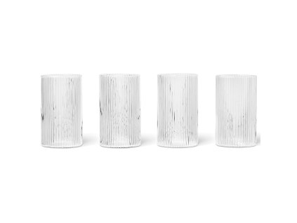 Aperitiefglas RIPPLE 140 ml, set van 4 stuks, licht, stevig LIVING