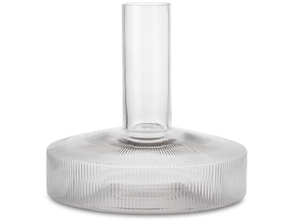 Decanteerkaraf RIPPLE 1,7 l, licht, glas, ferm LIVING