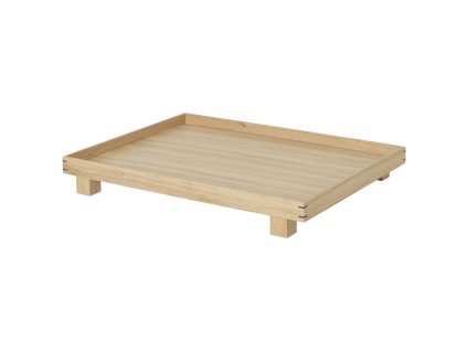 Dienblad BON 47 x 36 cm, naturel, hout, stevig LIVING