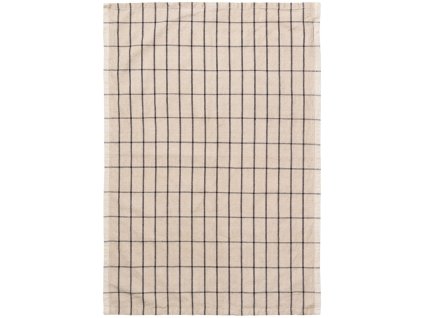 Theedoek HALE 50 x 70 cm, zand, katoen / linnen, stevig LIVING