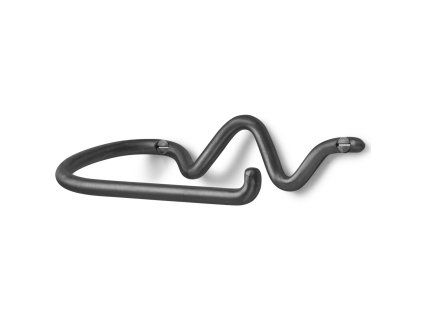 Wc-rolhouder KROMMING 15 cm, zwart, messing, stevig LIVING