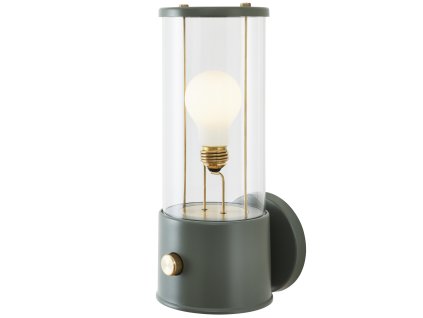 wandlamp THE MUSE 32 cm, groen, aluminum, Tala