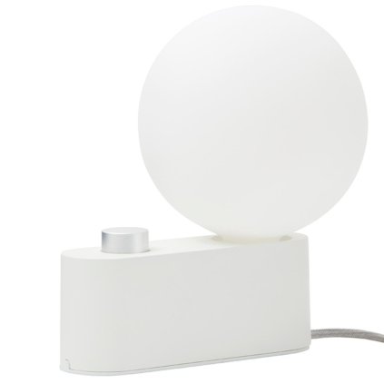 Staande bedlampjes ALUMINA 24 cm, krijt, aluminum, Tala