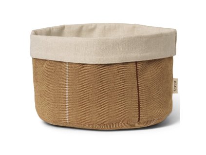 Broodmandje ITO 23 x 18 cm, bruin, katoen, stevig LIVING