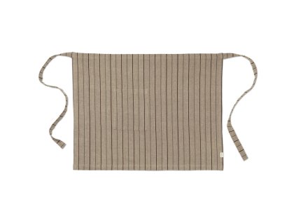 Schort ITO 72 x 86 cm, donker zand, katoen, stevig LIVING