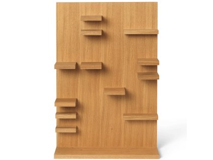 Plank PARADE 40 x 60 cm, bruin, hout, stevig LIVING