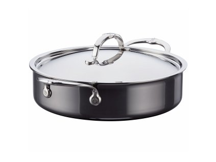 Serveerpan NANOBOND TITANIUM 26 cm, 3,3 l, roestvrij staal, Hestan