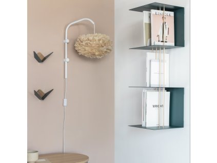 Ophanghaak VLINDERS 23 cm, groen, staal, Umage