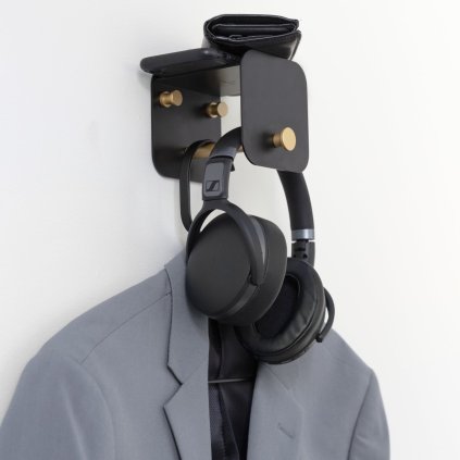 Ophanghaak HANG DAAR 10 cm, zwart, staal, Umage