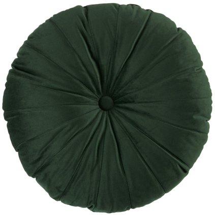 Kussentje MANDARIN 40 cm, donker groen, polyester, KAAT Amsterdam