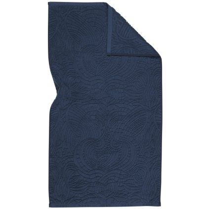 Handdoek DODO PAVONE 55 x 100 cm, blauw, katoen, Moooi