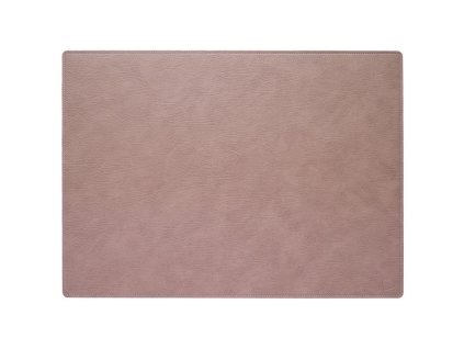 Bureaumat SQUARE BULL 44 x 64 cm, warm grijs / wit, leer, LIND DNA