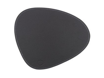 Muismat CURVE BULL 28 x 34 cm, bruin, leer, LIND DNA