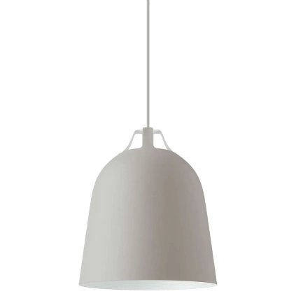 217085 zavesna lampa clover 29 cm seda hlinik eva solo