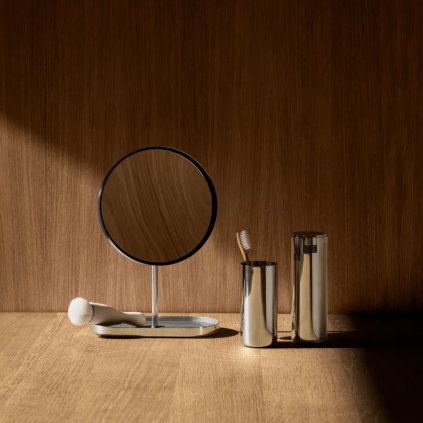 Zeepdispenser MODO 165 ml, zilver, gepolijst roestvrij staal, Blomus