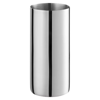 Tandenborstelbeker MODO 12 cm, zilver, gepolijst roestvrij staal, Blomus