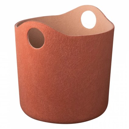 217541 ulozny kos tiggy 42 x 44 cm rustikalni hneda plst blomus