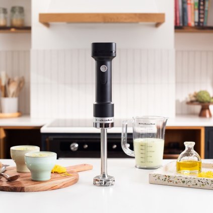 Staafmixer 5KHBRV00, draadloos, zonder batterij, mat zwart, KitchenAid
