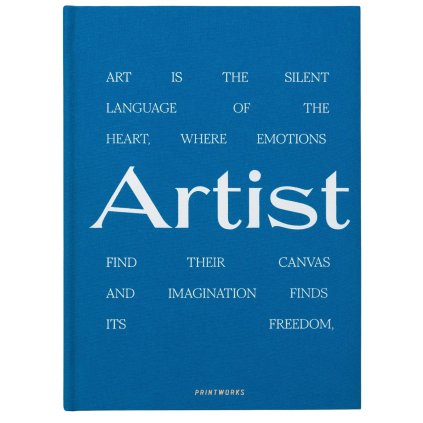Fotoplakboek GREAT ART, blauw, Printworks