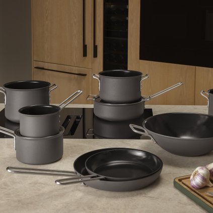 Kookpan GREY LINE 20 cm, 4,8 l, aluminum, Eva Solo
