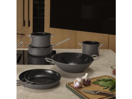 Wok GREY LINE 32 cm, 5 l, aluminum, Eva Solo