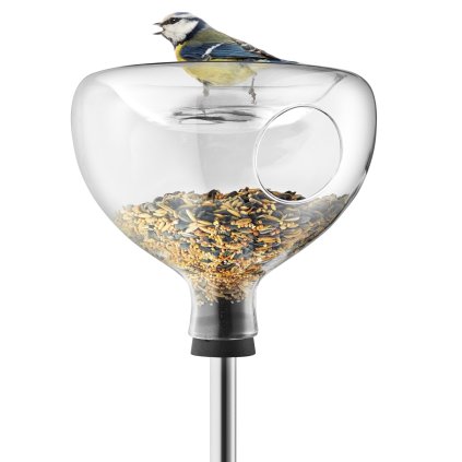 Vogelvoeder 78 cm, glas / roestvrij staal, Eva Solo