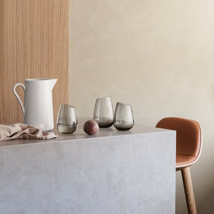Waterglas 380 ml, rokerig grijs, glas, Eva Solo