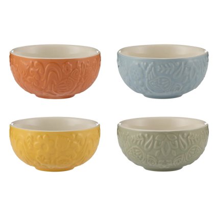 Keukenkom HOME TO ROOST 200 ml, set van 4 stuks, aardewerk, Mason Cash