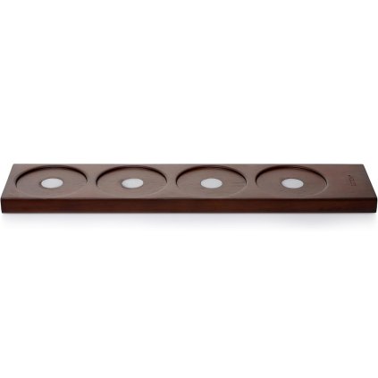 Onderzetter voor glazen WHISKEY FLIGHT 43 cm, bruin, hout, Liiton