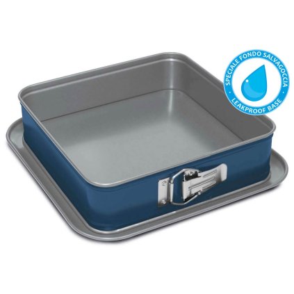 Cakevorm XBAKE 24 x 24 cm, blauw, staal, Guardini