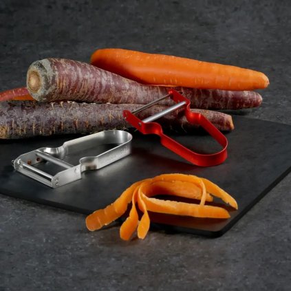 Groenteschiller REX 11 cm, recht lemmet, zilver, aluminum, Victorinox