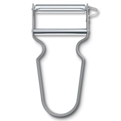Groenteschiller REX 11 cm, recht lemmet, zilver, aluminum, Victorinox