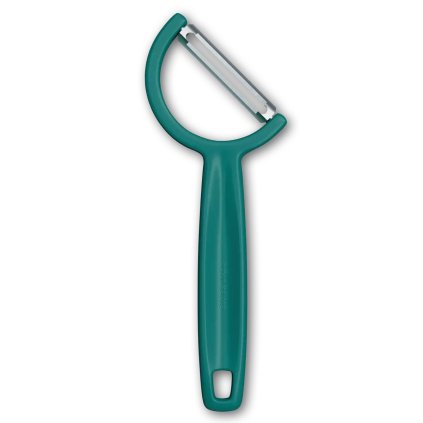 Groenteschiller RHO 16 cm, recht blad, groen, plastic, Victorinox