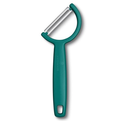 Groenteschiller RHO 16 cm, recht blad, groen, plastic, Victorinox
