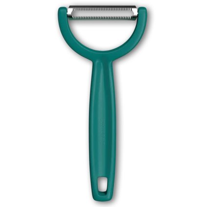 Groenteschiller YPSO 16 cm, gekarteld lemmet, groen, plastic, Victorinox
