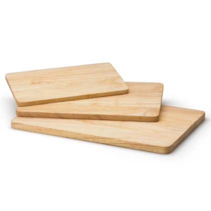 Snijplank 29 x 18 cm, bruin, rubberboom, Continenta
