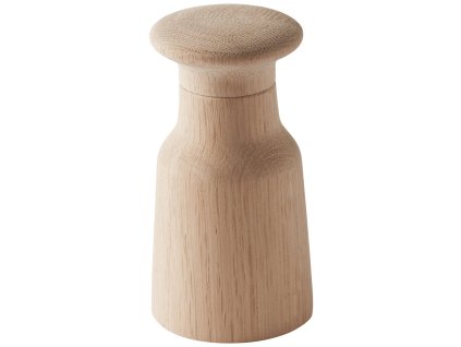 Peper- of zoutmolen HAMMER 12 cm, hout, licht bruin, Fritz Hansen
