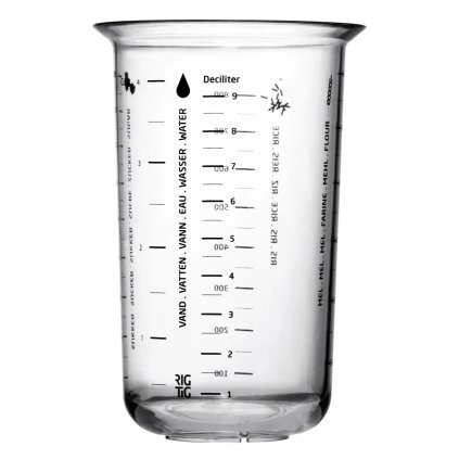 Maatbeker MIX-IT 1 l, licht, plastic, RIG-TIG